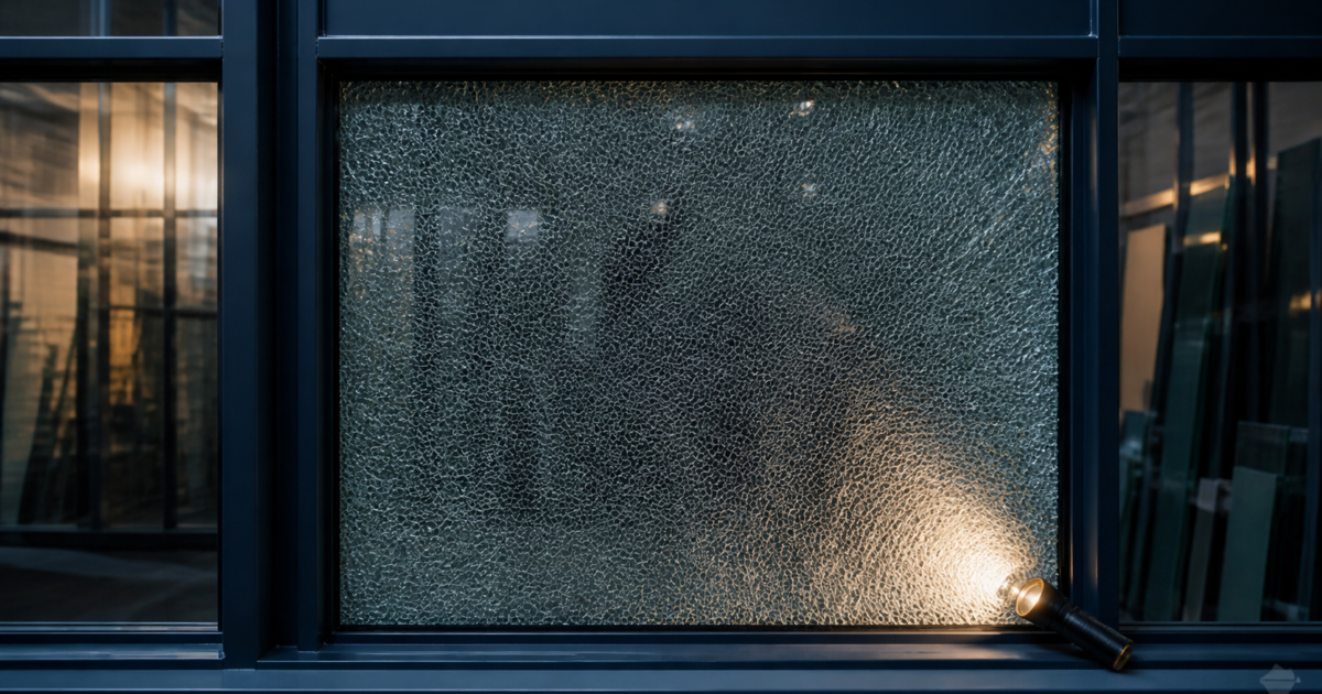 علت شکستن خود به خود شیشه سکوریت چیست؟